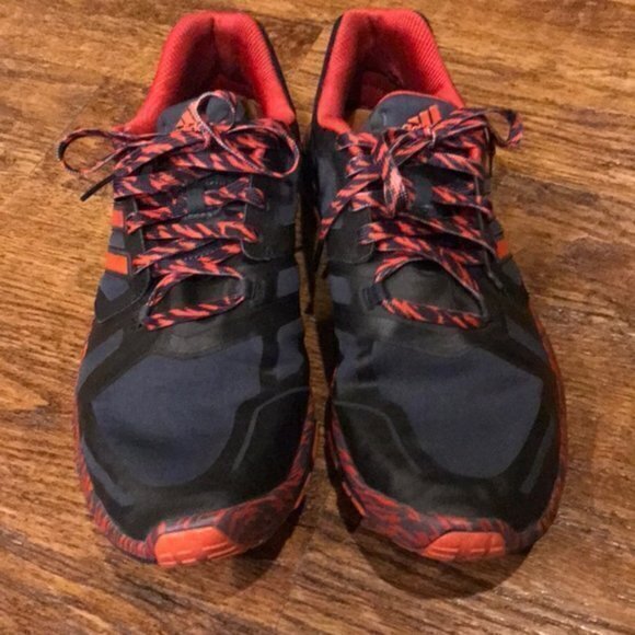 Adidas A.T. Speedcut TR Men's Running Shoe Q35137 Athletic Black and red Size 8 - Picture 2 of 4